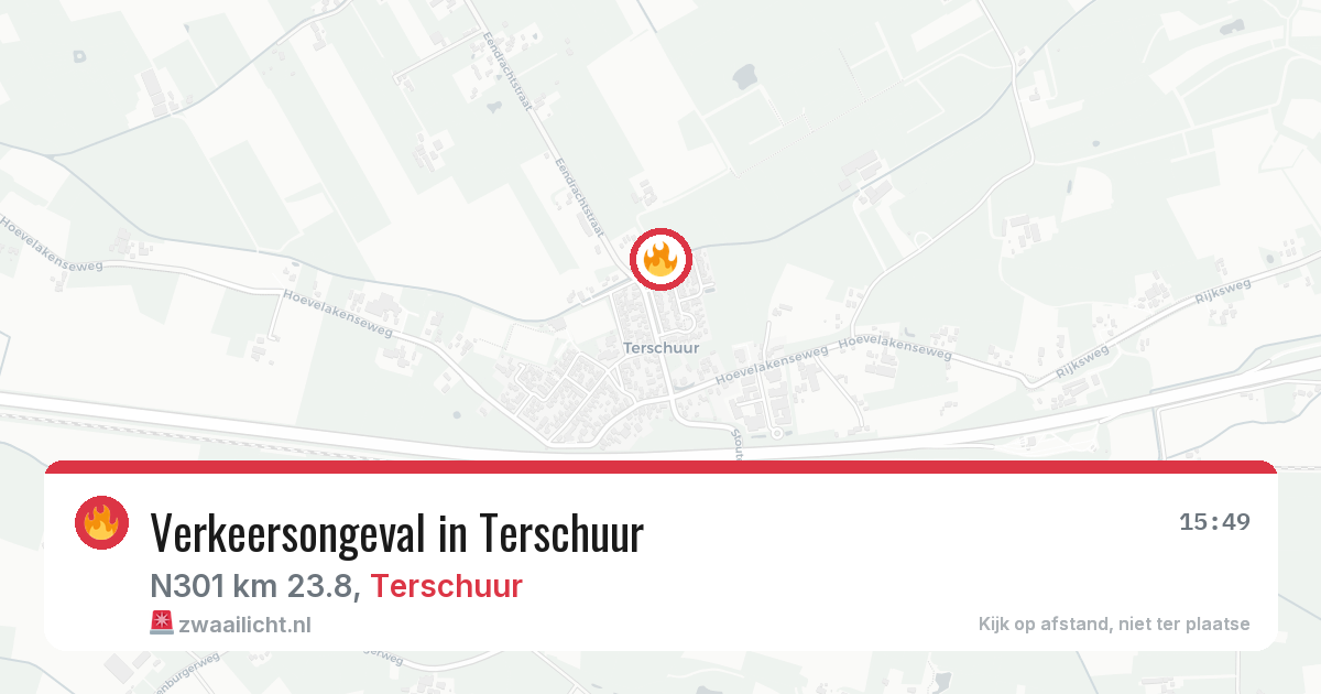 Verkeersongeval in Terschuur — 7 apr 2026