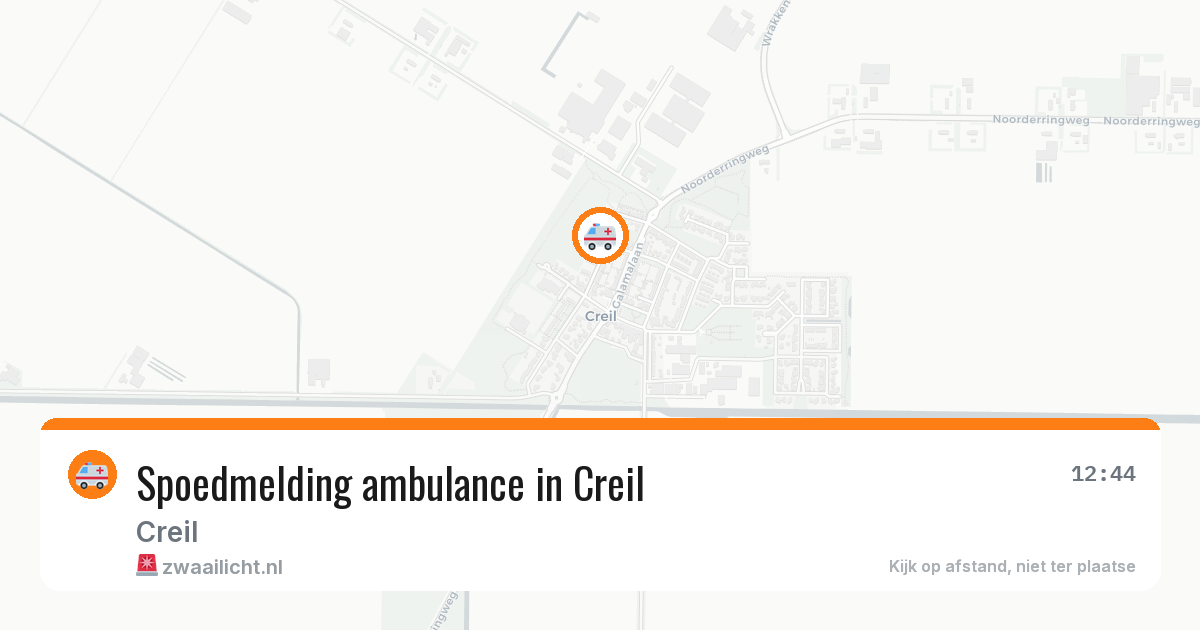 Spoedmelding ambulance in Creil — 8 jun 2026