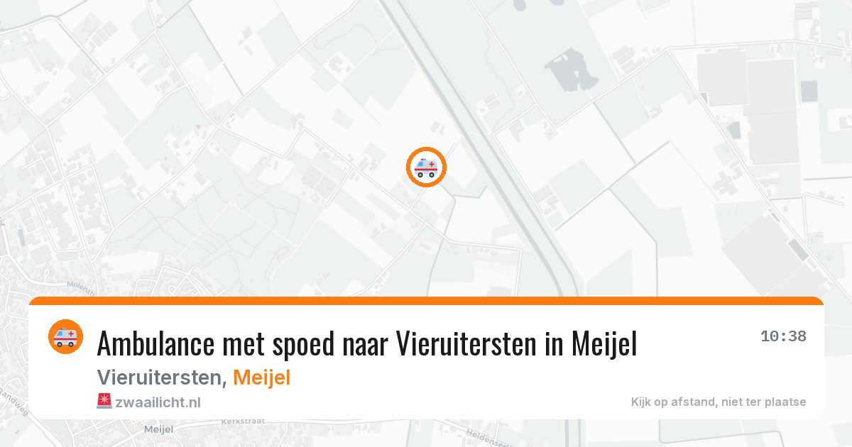 Ambulance met spoed naar Vieruitersten in Meijel — 16 apr 2026