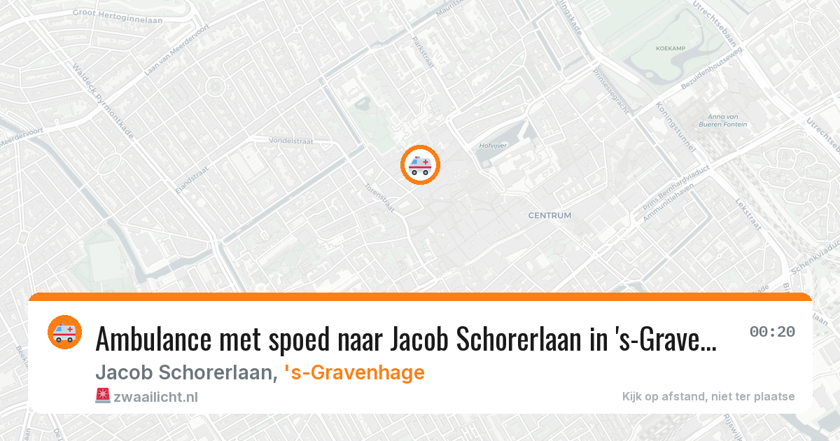 Ambulance met spoed naar Jacob Schorerlaan in 's-Gravenhage — 28 jan 2026