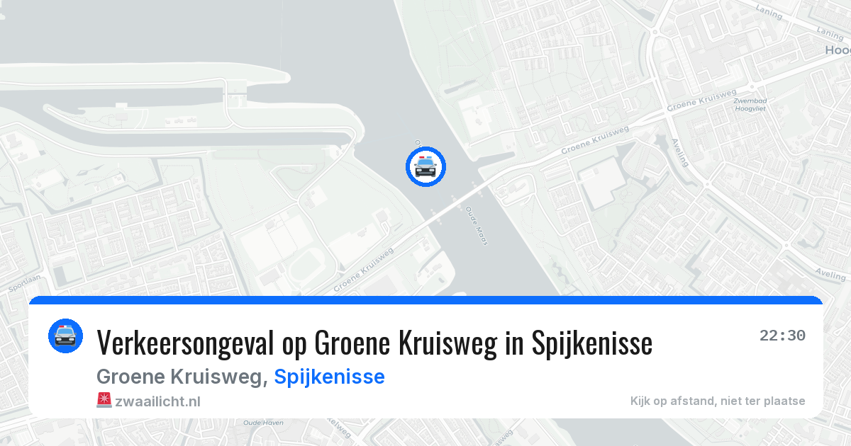 Verkeersongeval op Groene Kruisweg in Spijkenisse — 5 jun 2026