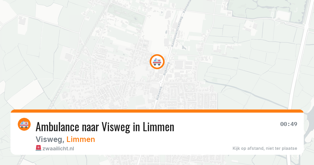 Ambulance naar Visweg in Limmen — 19 jun 2026