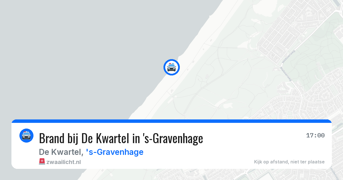 Brand bij De Kwartel in 's-Gravenhage — 22 jun 2026