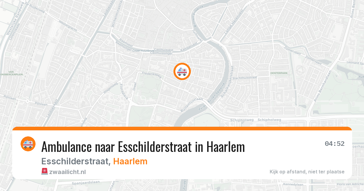 Ambulance naar Esschilderstraat in Haarlem — 6 jun 2026