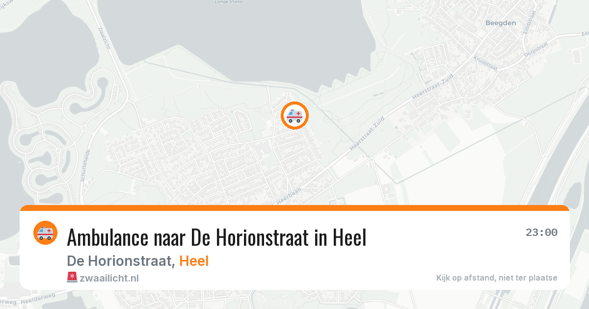 Ambulance naar De Horionstraat in Heel — 5 jun 2026