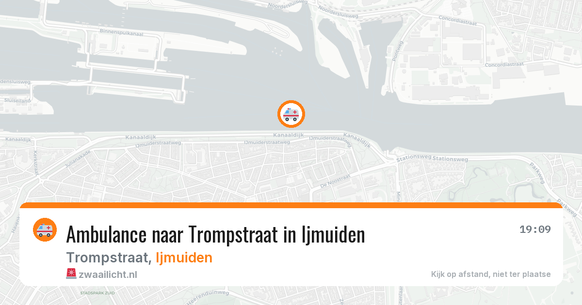 Ambulance naar Trompstraat in Ijmuiden — 30 jun 2026