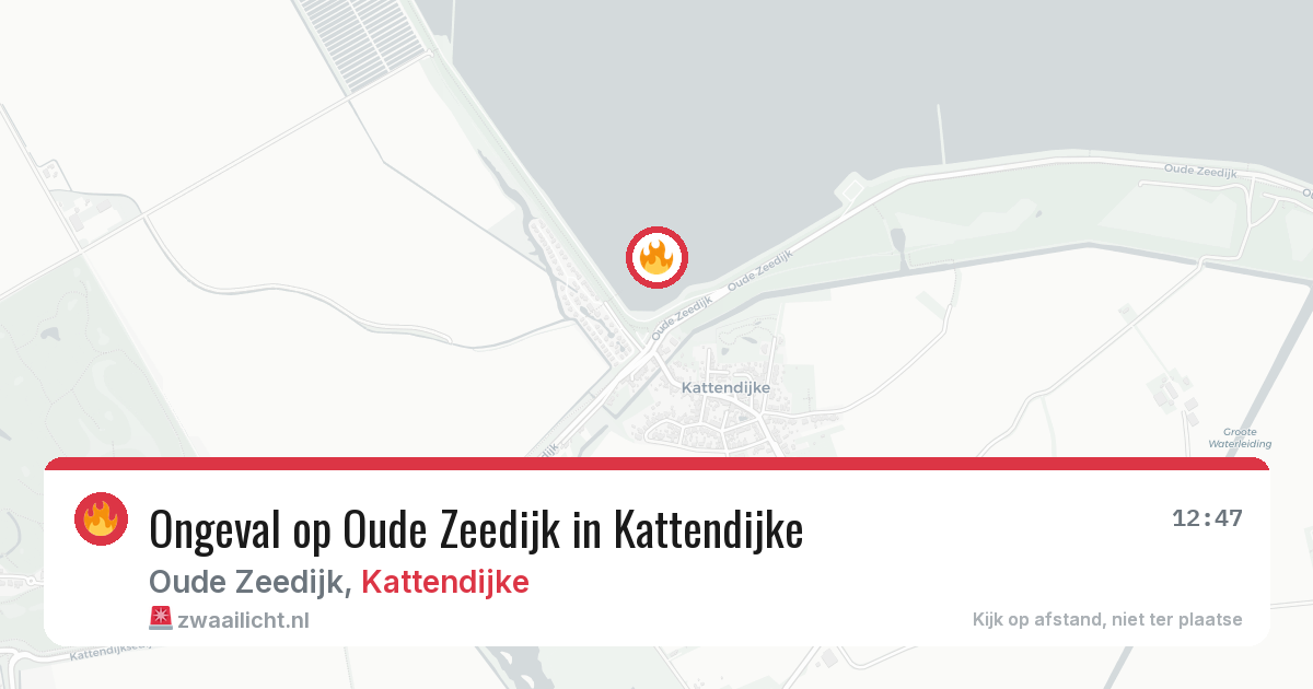 Ongeval op Oude Zeedijk in Kattendijke — 29 apr 2026