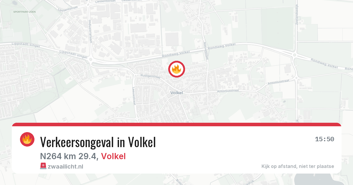 Verkeersongeval in Volkel — 10 apr 2026