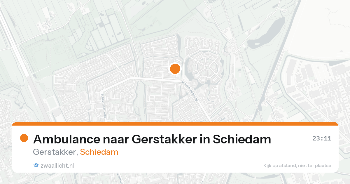 Ambulance naar Gerstakker in Schiedam — 7 feb 2026