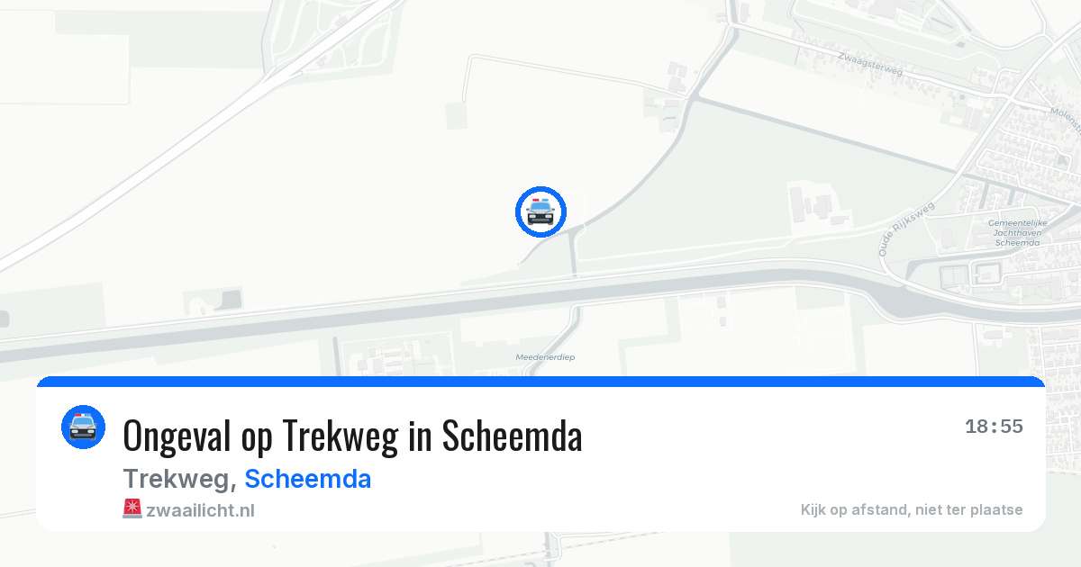 Ongeval op Trekweg in Scheemda — 4 aug 2026