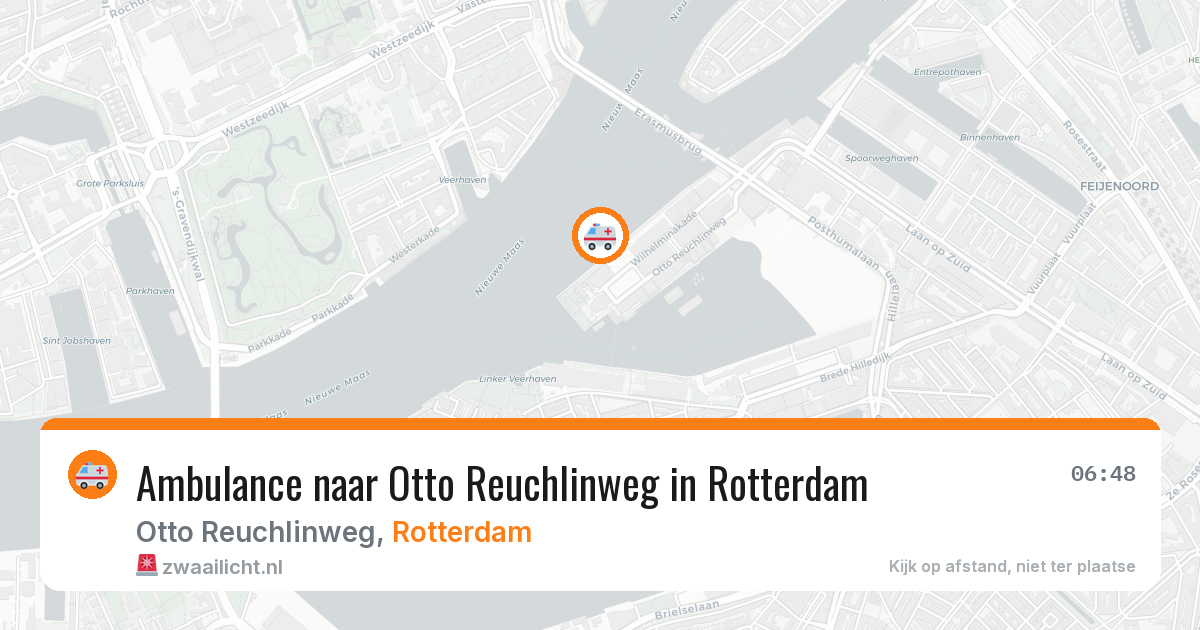 Ambulance naar Otto Reuchlinweg in Rotterdam — 6 apr 2026