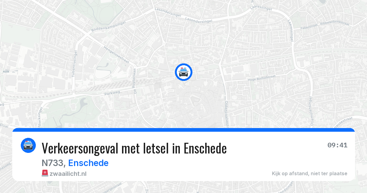Verkeersongeval met letsel in Enschede — 16 apr 2026