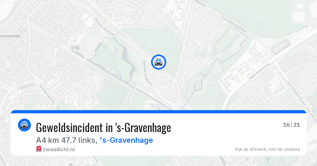 Geweldsincident in 's-Gravenhage — 24 mrt 2026