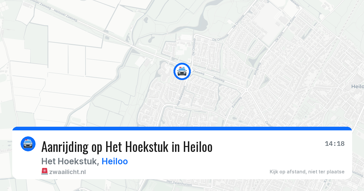 Aanrijding op Het Hoekstuk in Heiloo — 30 mei 2026