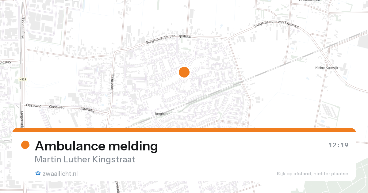 Ambulance melding — 29 jul 2026