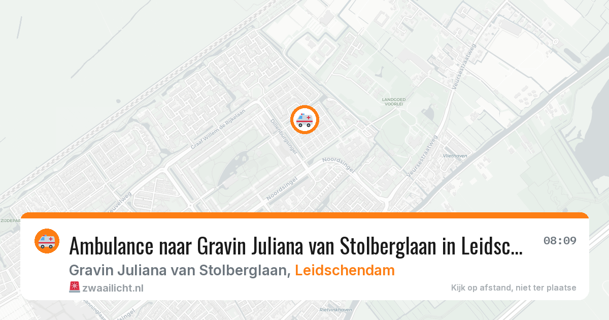 Ambulance naar Gravin Juliana van Stolberglaan in Leidschendam — 2 jun 2026