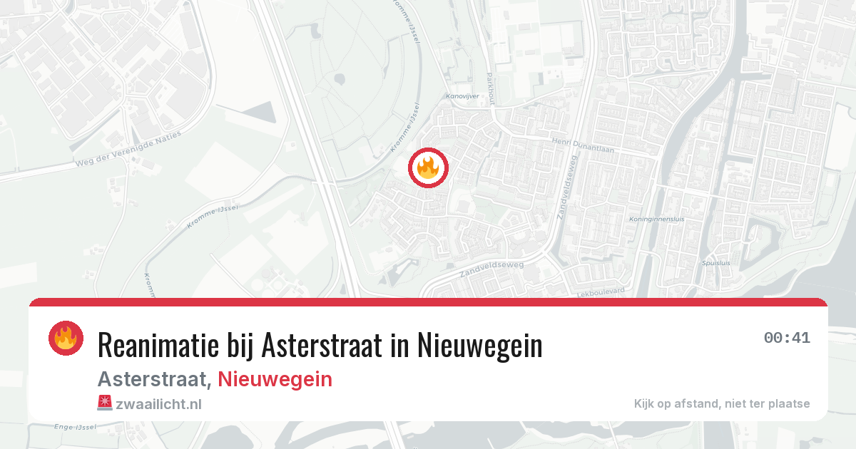 Reanimatie bij Asterstraat in Nieuwegein — 25 feb 2026