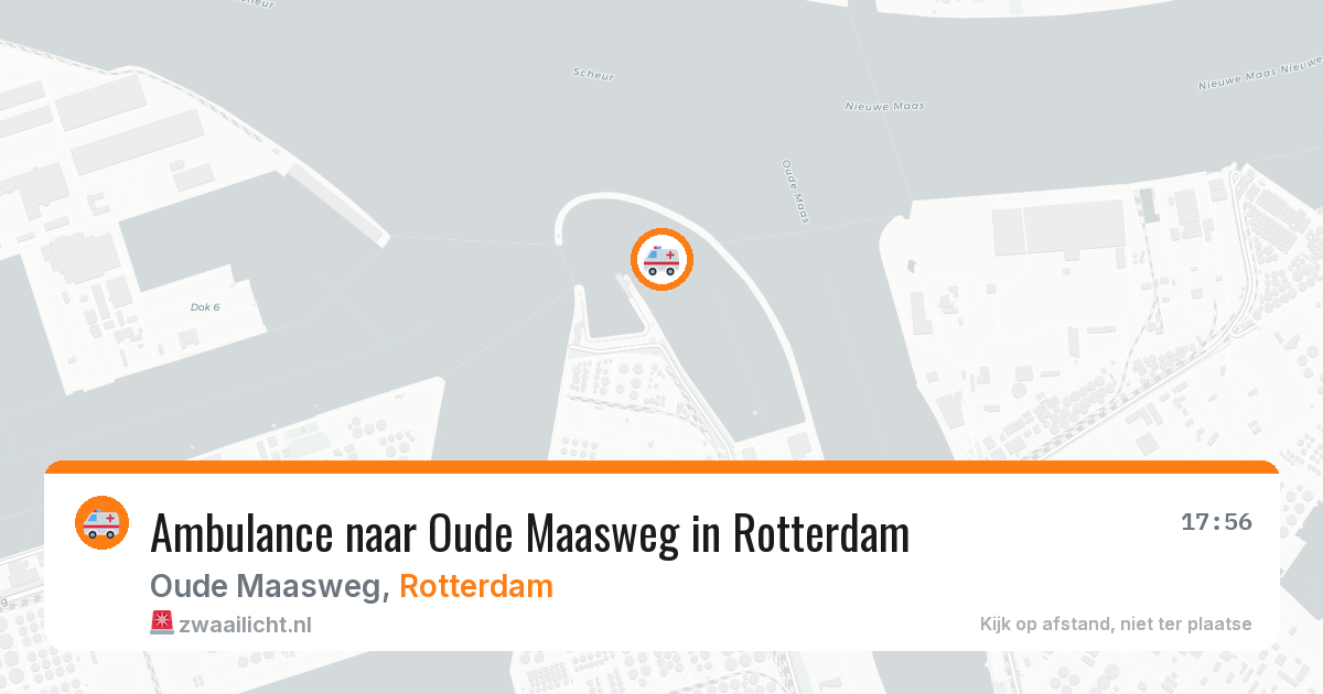 Ambulance naar Oude Maasweg in Rotterdam — 15 jun 2026