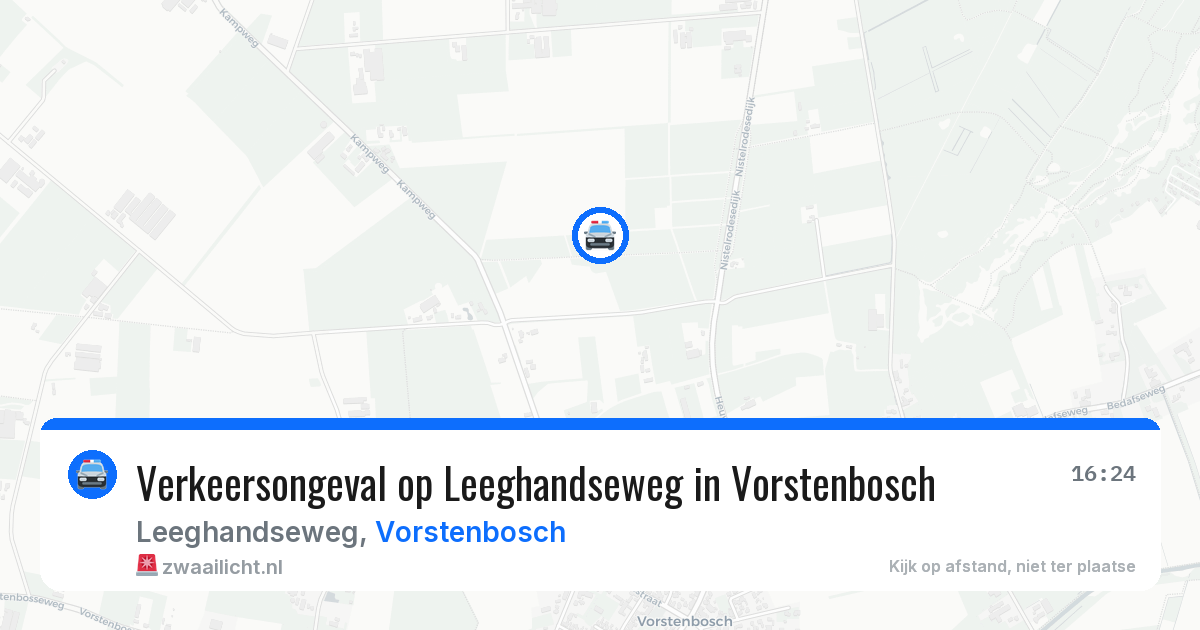 Verkeersongeval op Leeghandseweg in Vorstenbosch — 22 mei 2026