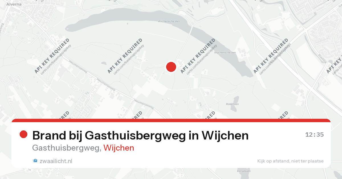 Brand bij Gasthuisbergweg in Wijchen — 26 aug 2026