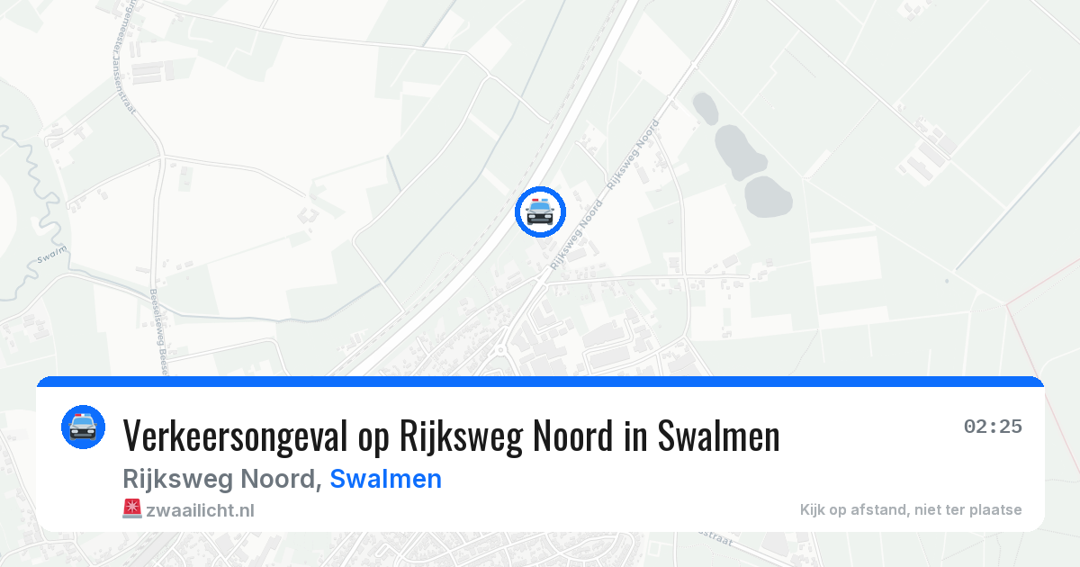 Verkeersongeval op Rijksweg Noord in Swalmen — 20 jun 2026