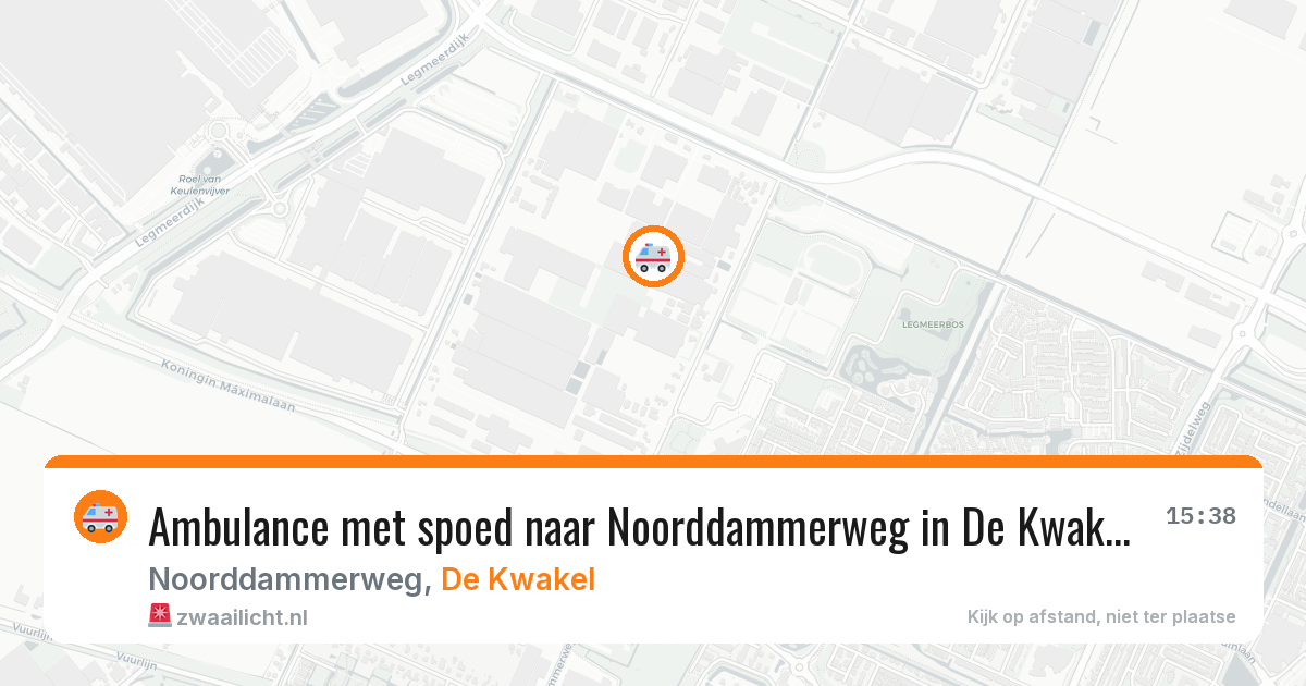 Ambulance met spoed naar Noorddammerweg in De Kwakel — 24 mei 2026