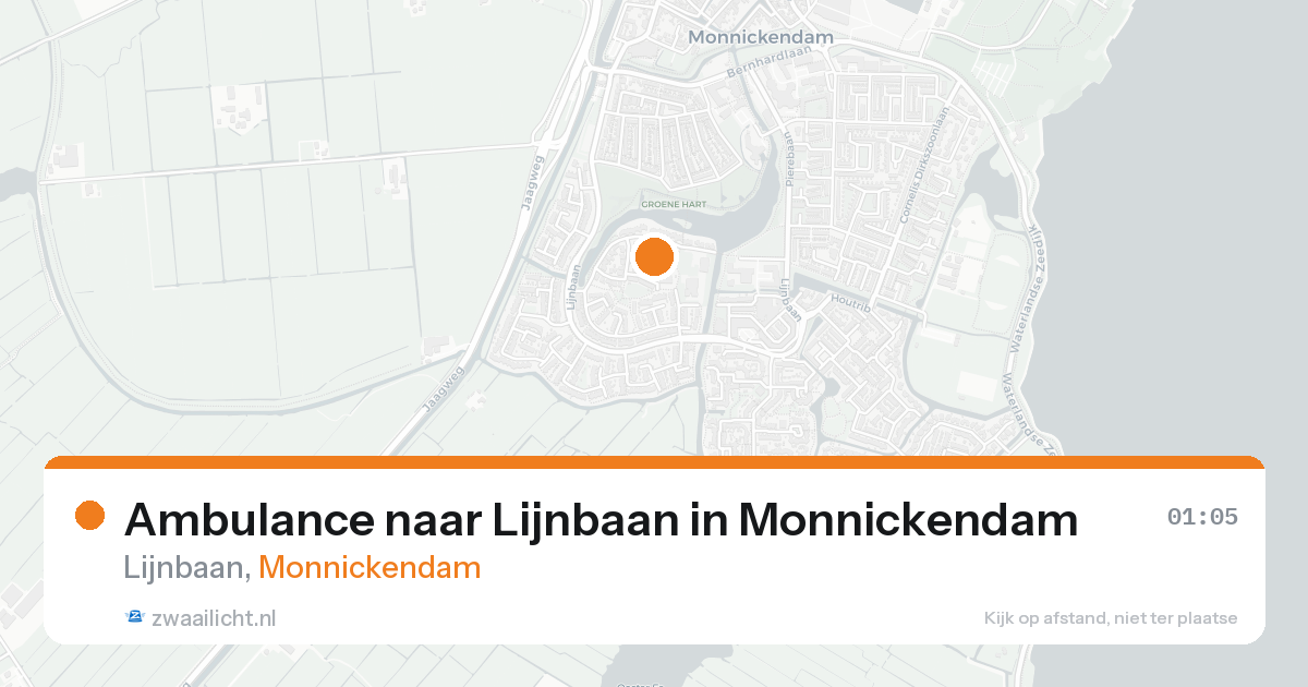 Ambulance naar Lijnbaan in Monnickendam — 13 aug 2026