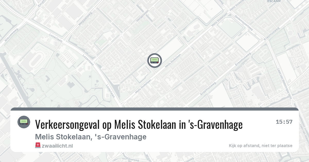 Verkeersongeval op Melis Stokelaan in 's-Gravenhage — 4 mrt 2026