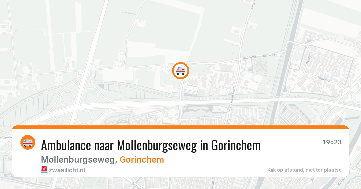 Ambulance naar Mollenburgseweg in Gorinchem — 8 apr 2026
