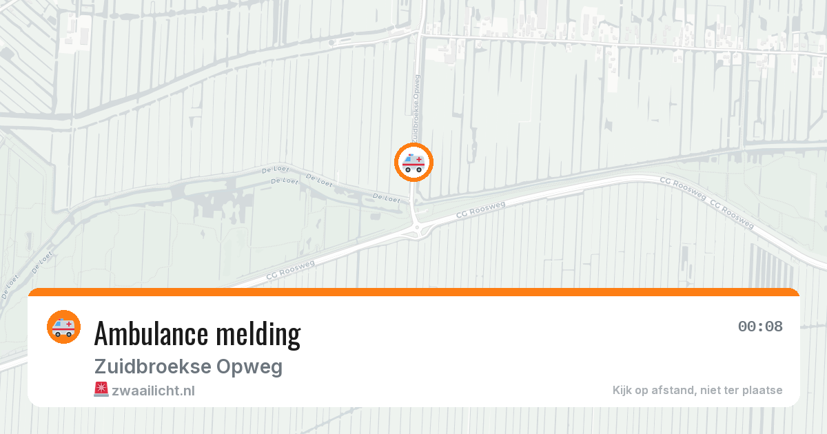 Ambulance melding — 23 mei 2026