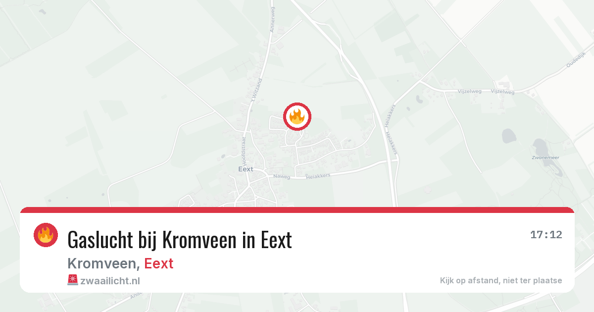 Gaslucht bij Kromveen in Eext — 24 jun 2026