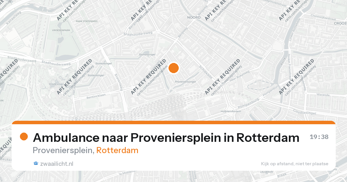 Ambulance naar Proveniersplein in Rotterdam — 26 aug 2026