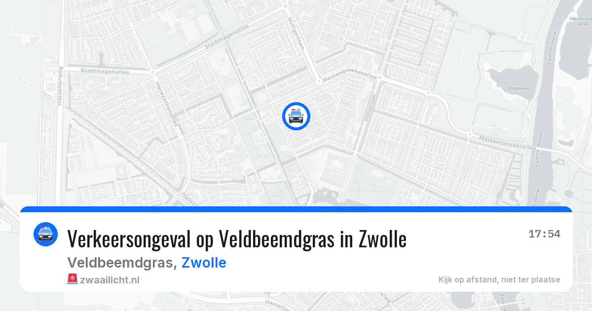 Verkeersongeval op Veldbeemdgras in Zwolle — 30 jun 2026