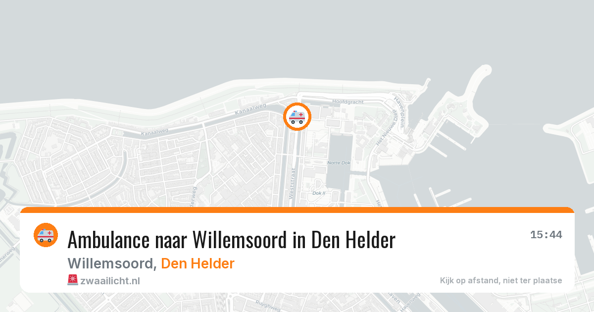 Ambulance naar Willemsoord in Den Helder — 22 jan 2026