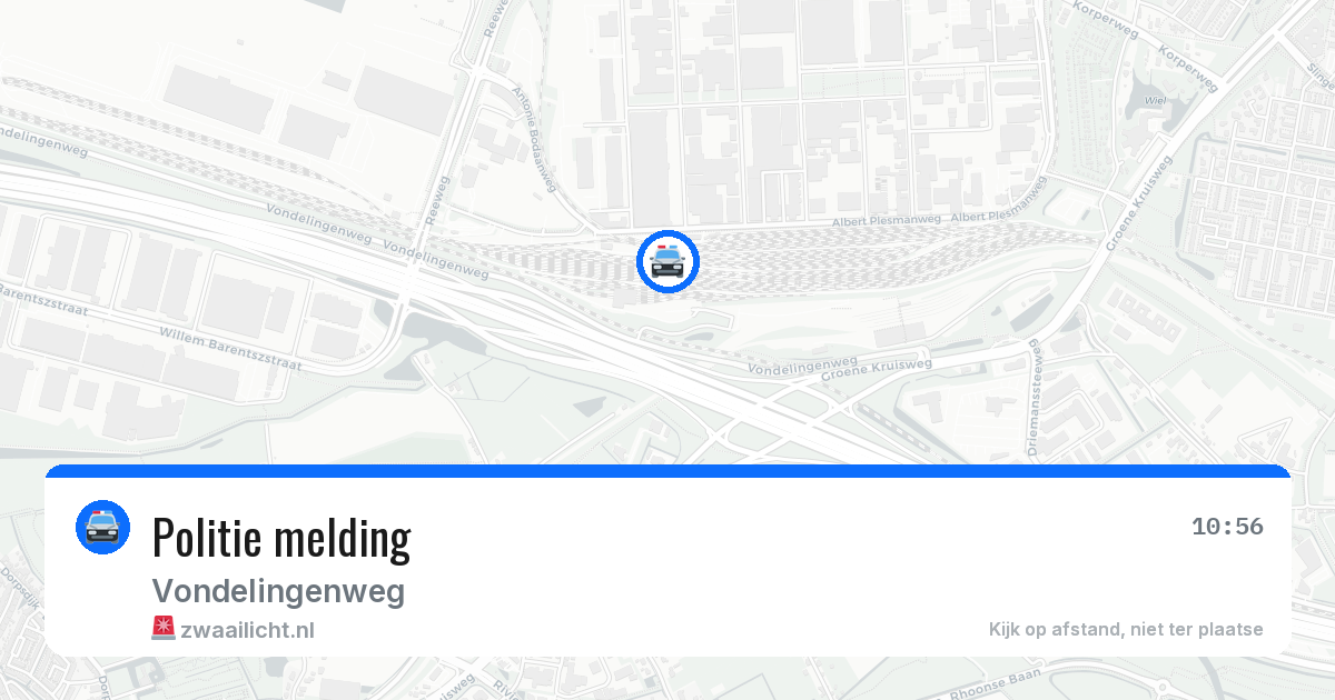 Politie melding — 9 mei 2026