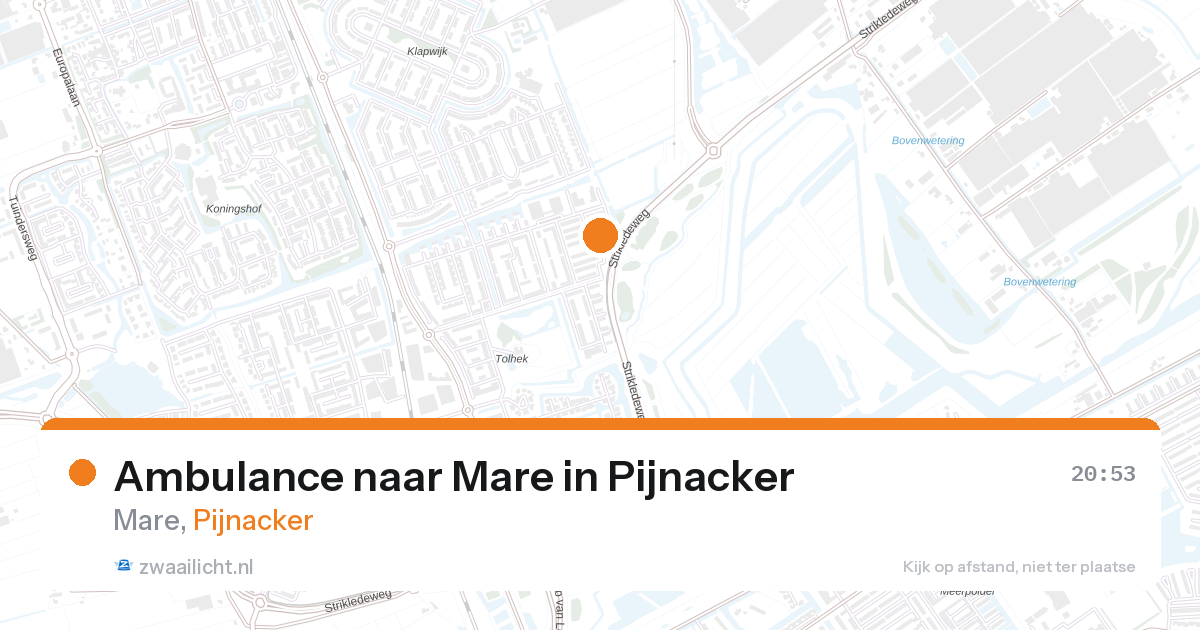 Ambulance naar Mare in Pijnacker — 14 feb 2026