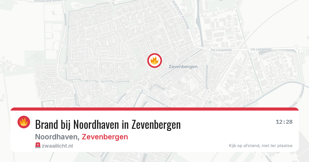 Brand bij Noordhaven in Zevenbergen — 2 jul 2026