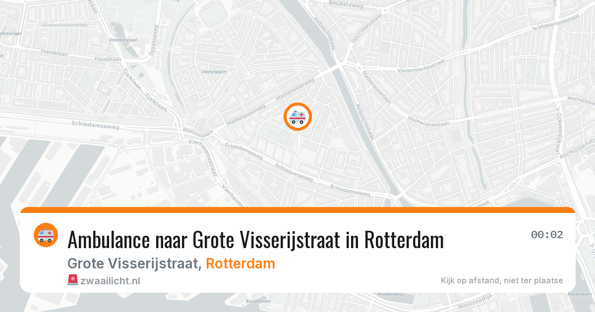 Ambulance naar Grote Visserijstraat in Rotterdam — 28 apr 2026