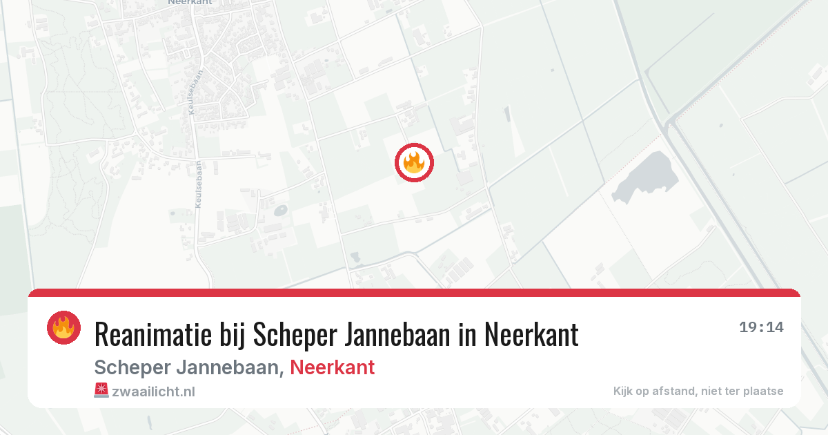 Reanimatie bij Scheper Jannebaan in Neerkant — 14 mei 2026