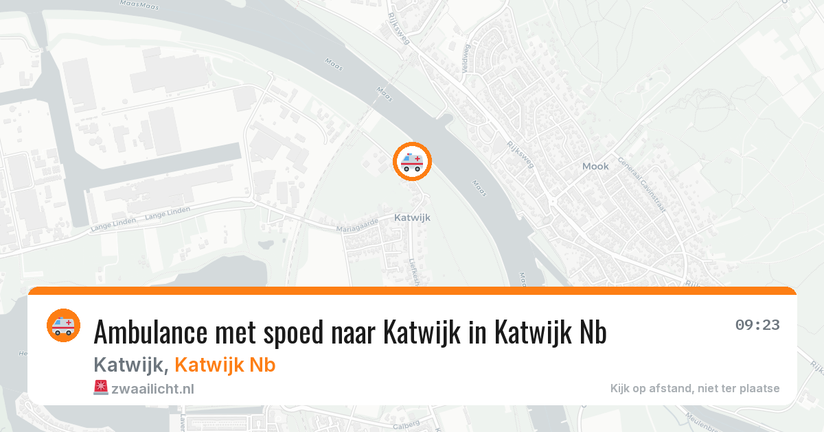 Ambulance met spoed naar Katwijk in Katwijk Nb — 31 mei 2026