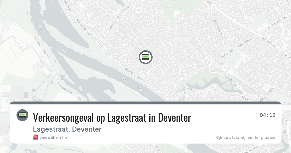 Verkeersongeval op Lagestraat in Deventer — 4 jul 2026