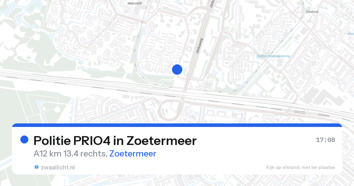 Politie PRIO4 in Zoetermeer — 28 aug 2026 | 🚨 Zwaailicht.nl