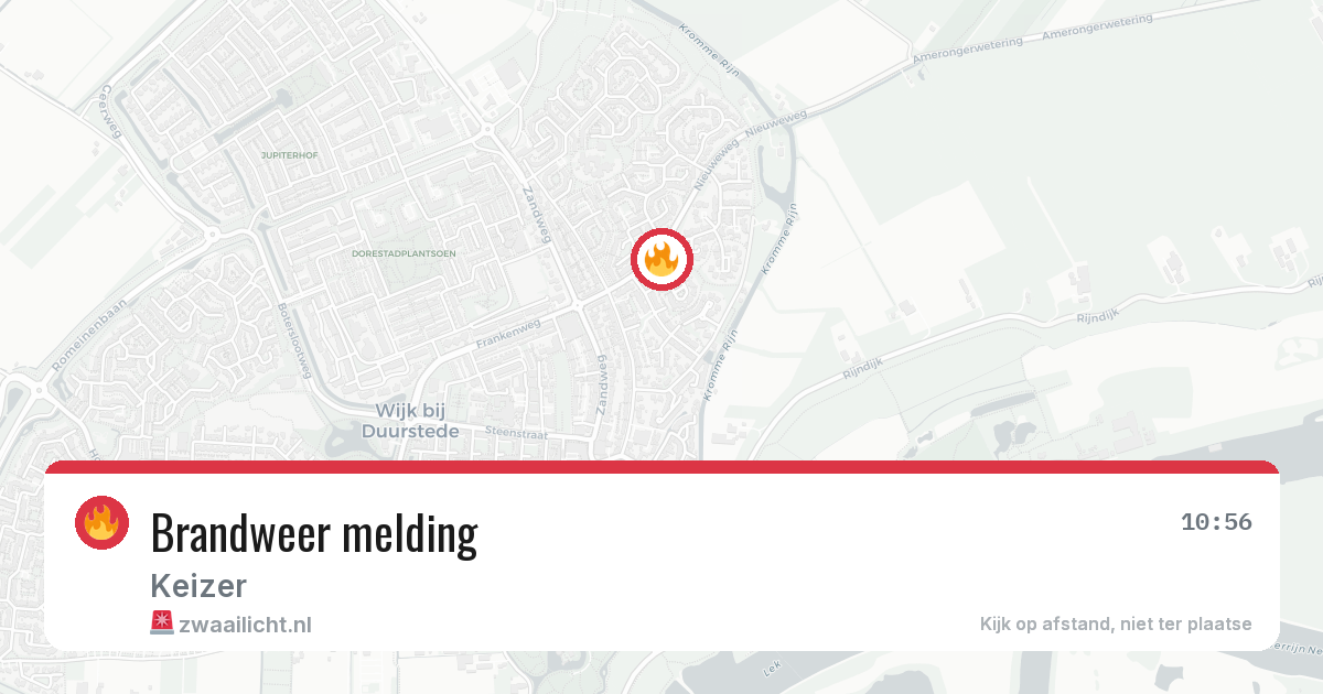 Brandweer melding — 19 jun 2026