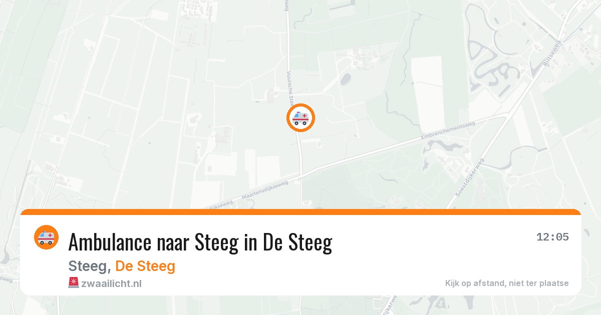 Ambulance naar Steeg in De Steeg — 23 mrt 2026
