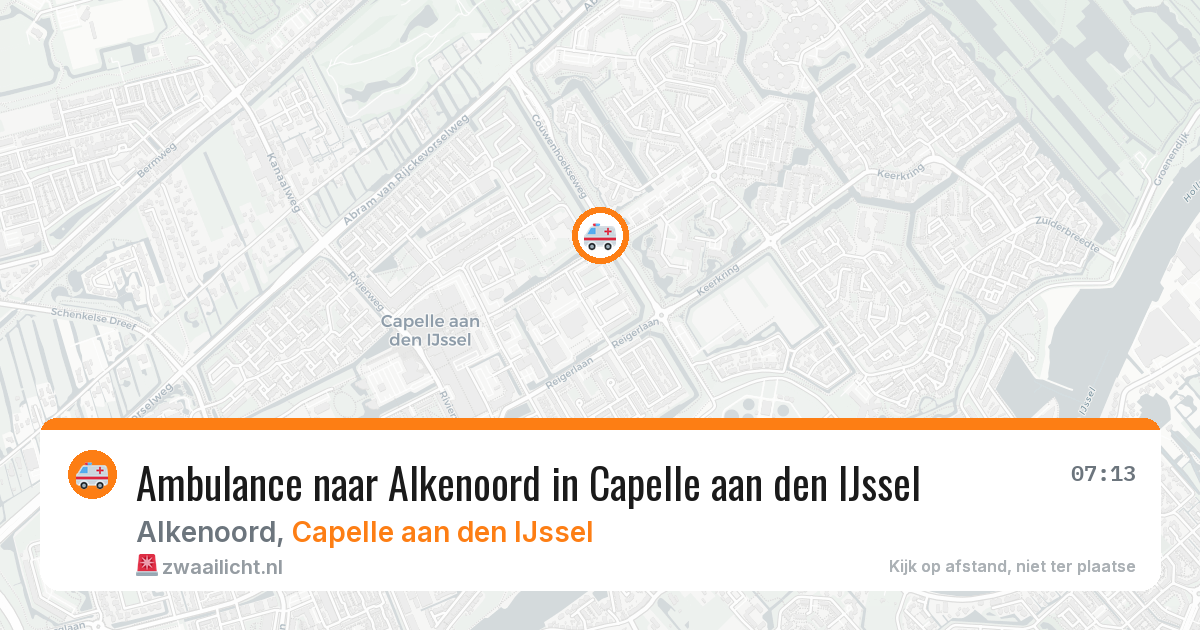 Ambulance naar Alkenoord in Capelle aan den IJssel — 7 apr 2026