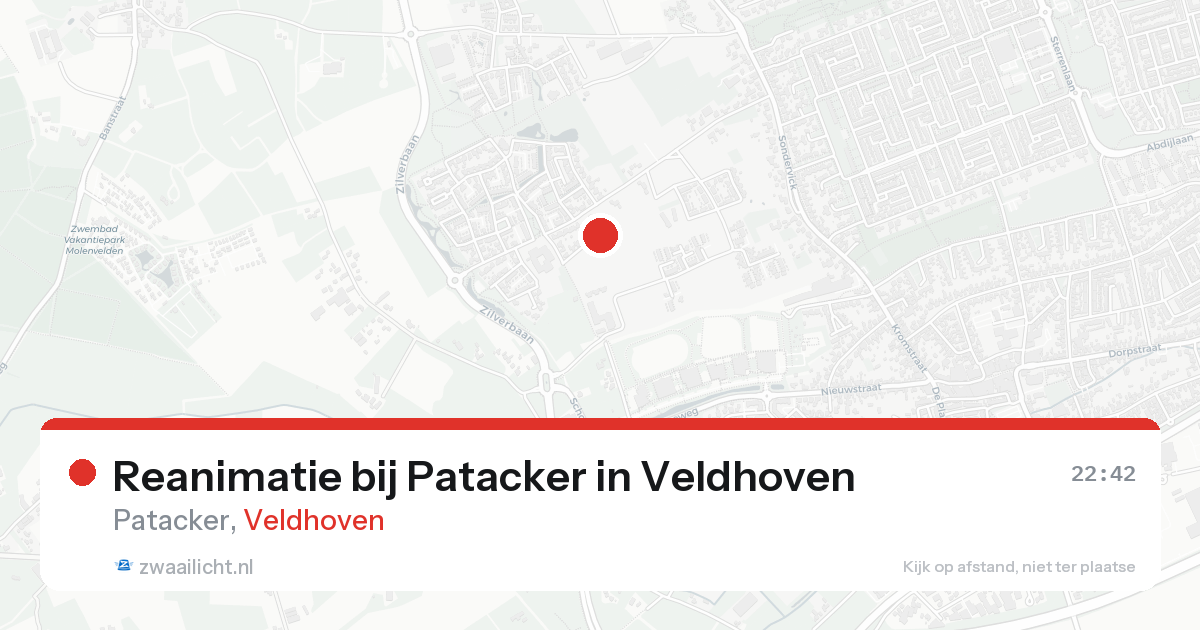 Reanimatie bij Patacker in Veldhoven — 24 aug 2026