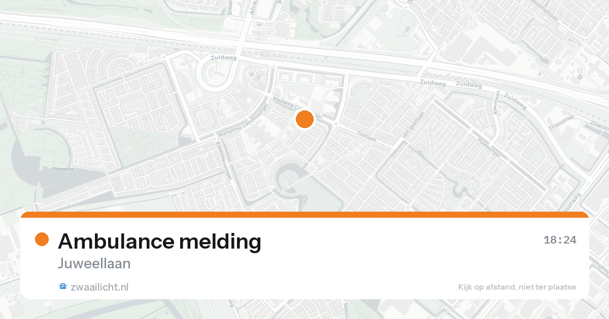 Ambulance melding — 31 jan 2026