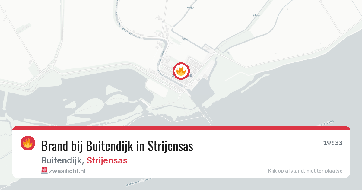 Brand bij Buitendijk in Strijensas — 18 jun 2026