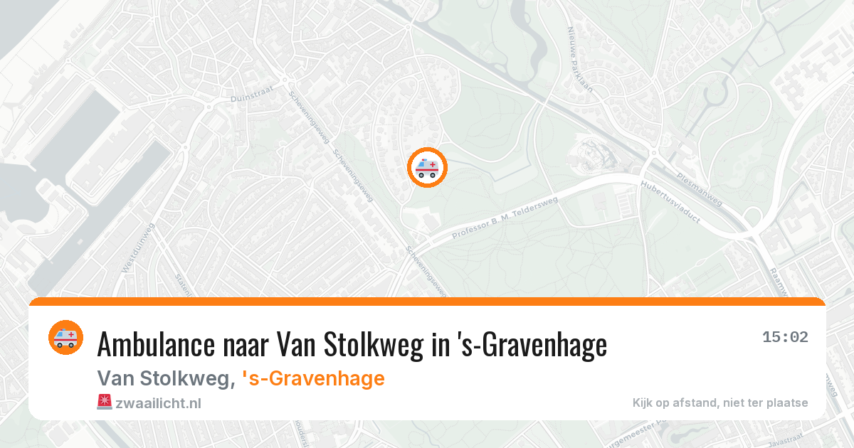 Ambulance naar Van Stolkweg in 's-Gravenhage — 29 jan 2026
