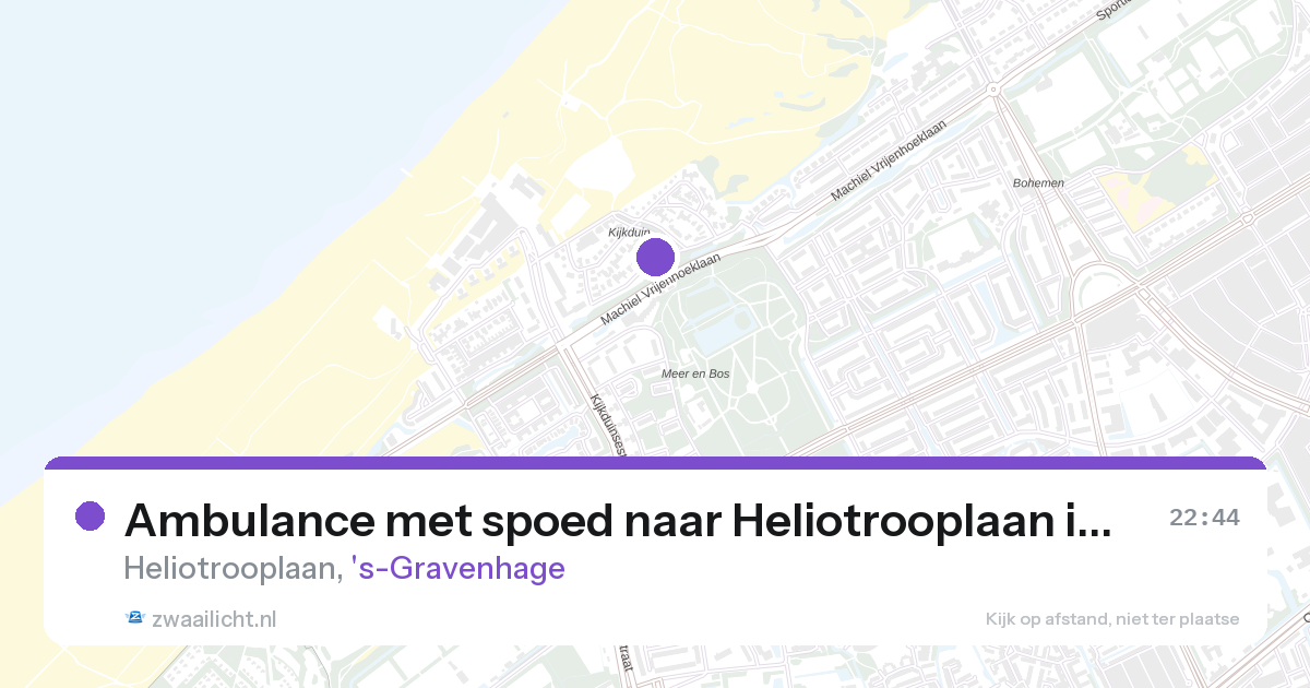 Ambulance met spoed naar Heliotrooplaan in 's-Gravenhage — 27 feb 2026